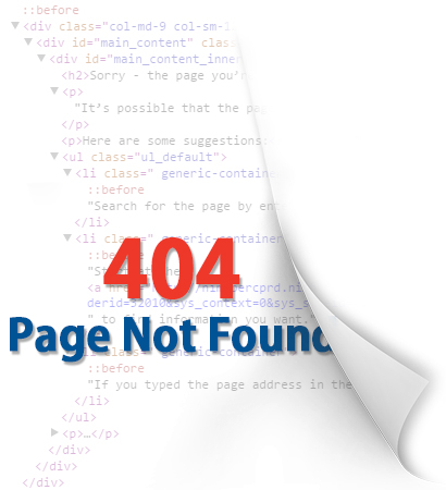404 error - page not found image