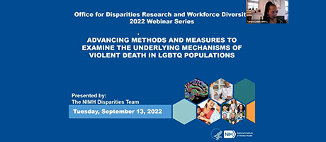 This webinar presented methods and measures to enhance data collection efforts on violent deaths among lesbian, gay, bisexual, transgender, and queer (LGBTQ) populations.
