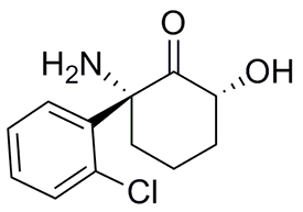 Chemical structure of antidepressant metabolite